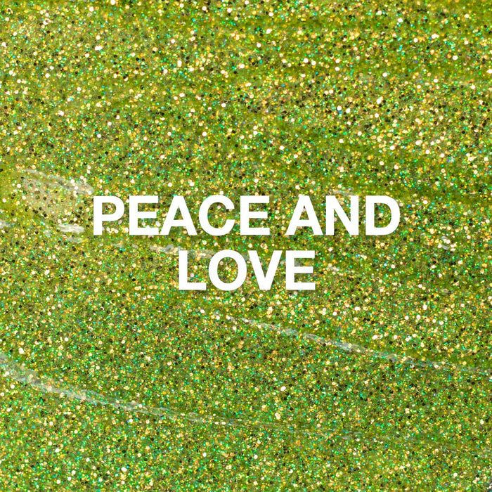 Glitter Gel - Peace and Love