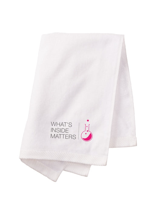 Light Elegance Towel 'What's Inside Matters'