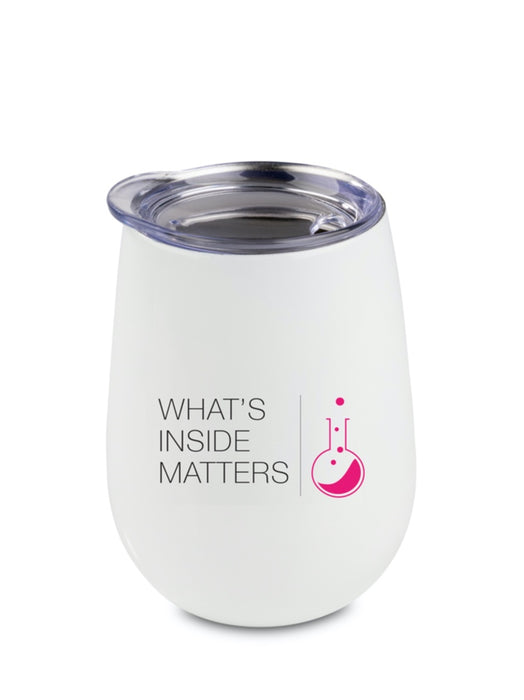 Light Elegance Stemless Wineglass What's Inside Matters