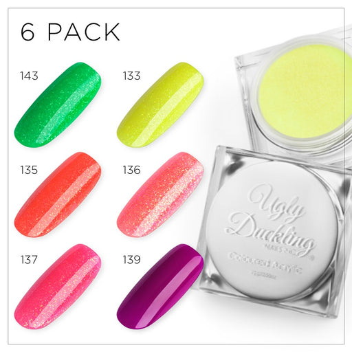 Special Limited Deal Neon Colored Acrylic 6 Pack