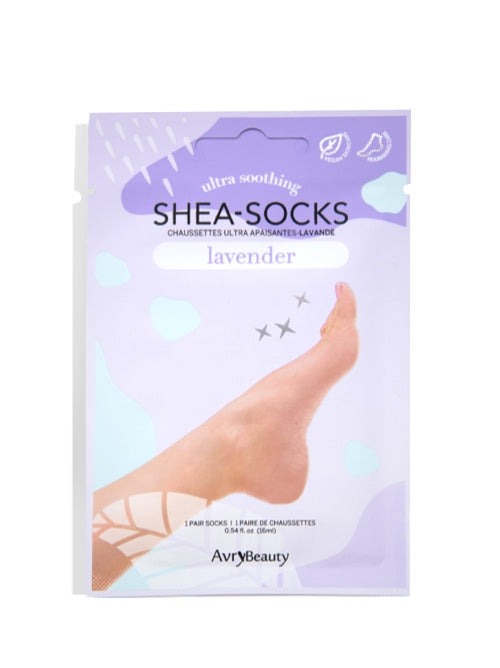 Avry Beauty Shea Socks Lavender