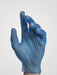 Stellar Transparent Blue Vinyl Gloves